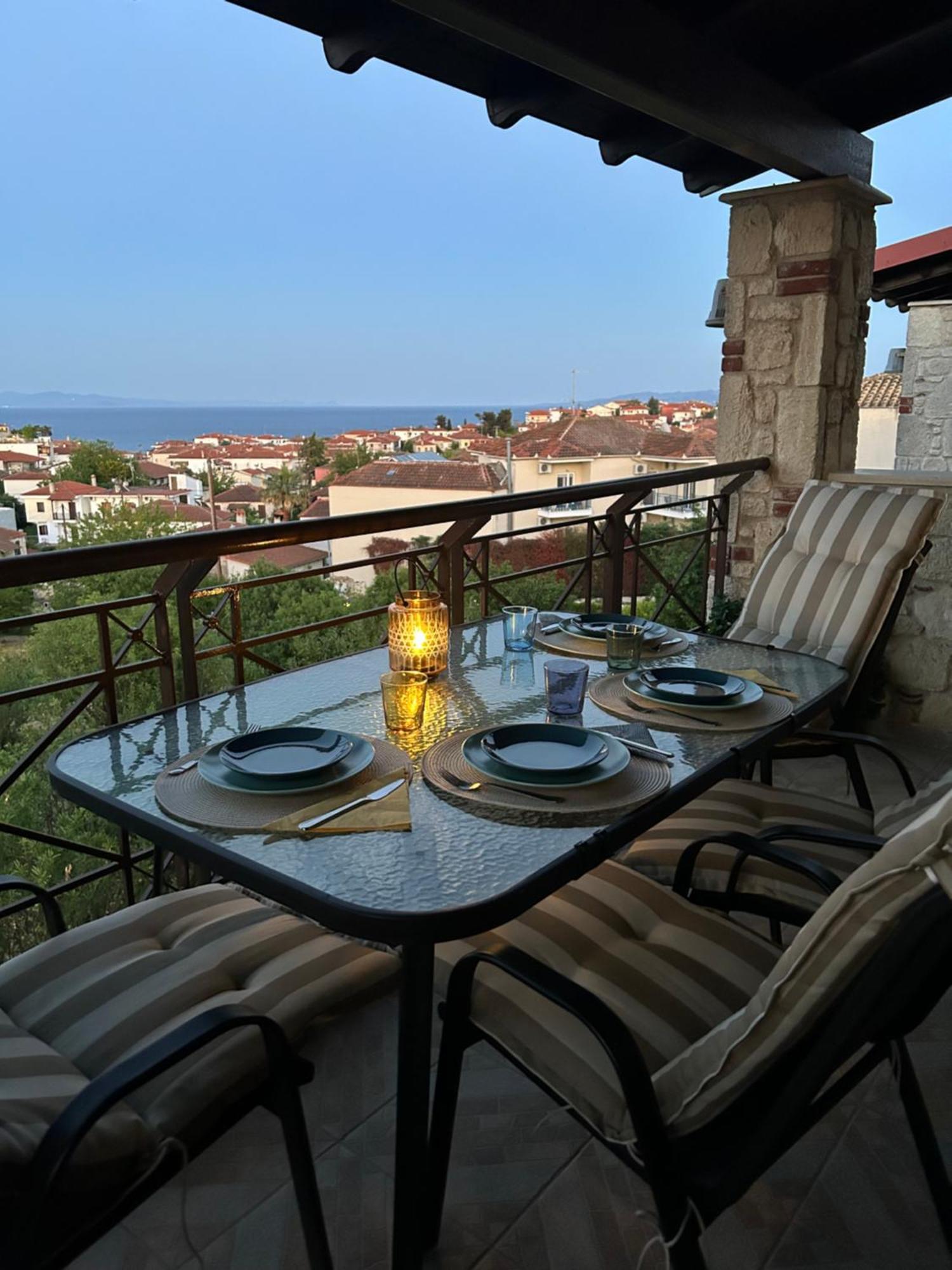 Stone House In Afytos Apartment Екстериор снимка